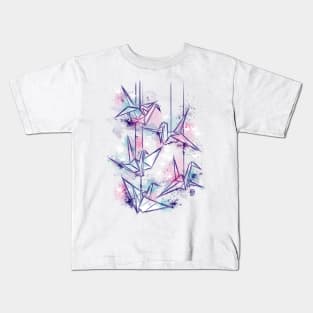 Colorfull origami dream Kids T-Shirt